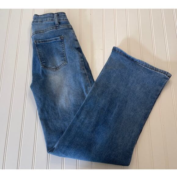 Love Soho Wide Leg Jeans Denim Size Teen Juniors 3 - Picture 1 of 8